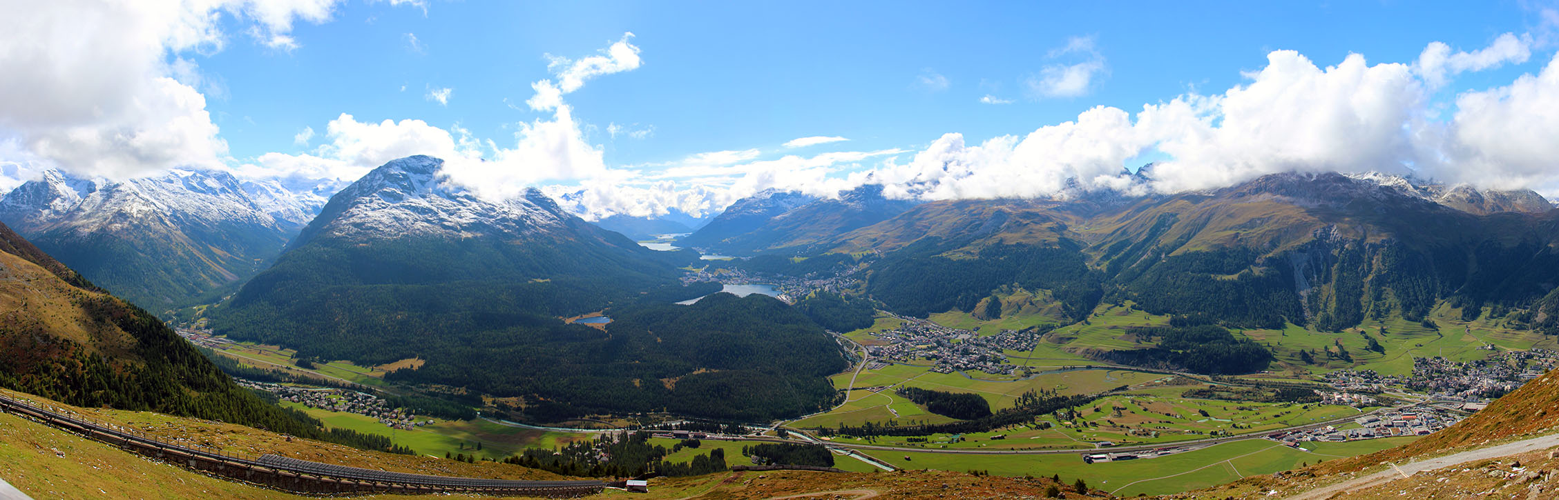 Muottas Muragl Panorama Schweiz